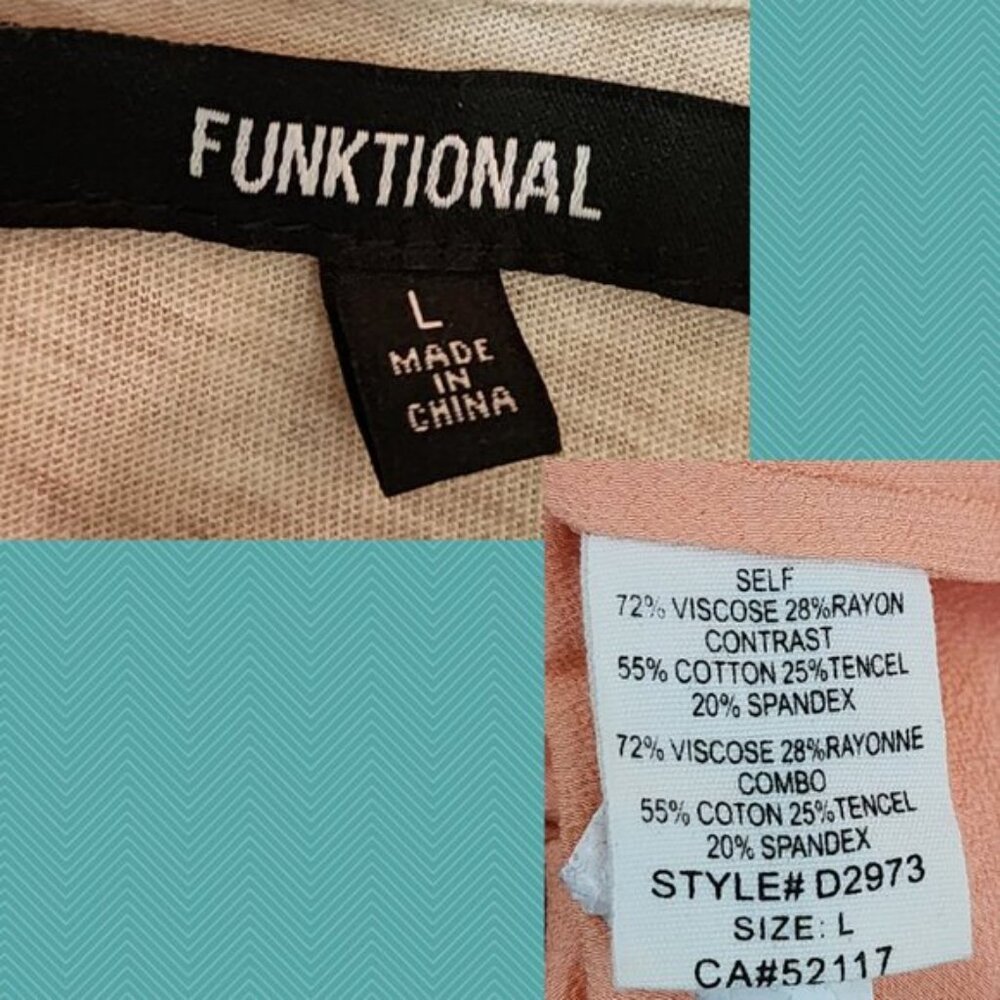 Funktional Colorblock Popover Flowy High Low Dress - image 4